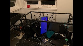 GIRLFRIEND DESTROYS HER BOYFRIEND GAMING ROOM OVER 3K IN DAMAGES [upl. by Idham961]