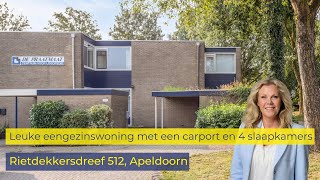 Rietdekkersdreef 512 Apeldoorn  Buurman Makelaardij Apeldoorn [upl. by Culosio]