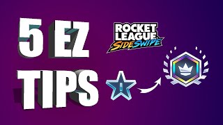 5 EASY TIPS to Help You RANK UP  RL Sideswipe Tutorial  Tips and Tricks [upl. by Filippa]