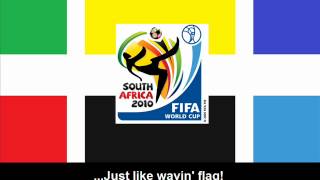 World Cup FIFA 2010 Anthem Lyrics  Himno de la Copa 2010  Hino da Copa do Mundo 2010 letra [upl. by Artie425]