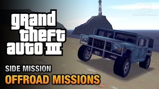 GTA 3  OffRoad Missions Where were going we dont need roads Trophy [upl. by Pheni51]