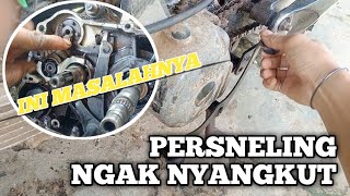 Mengatasi Persneling Susah Masuk Operan Naik Turun supra100 [upl. by Annagroeg]