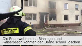 Wohnhausbrand in Binningen [upl. by Grayson]