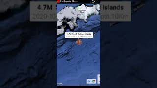 47 Earthquake South Shetland Islands Antarctica 101620 [upl. by Lezti]