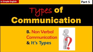 Non verbal Communication  TYPES  Kinesics Chronemics Proxemics Haptics Vocalics etc [upl. by Dazhahs]