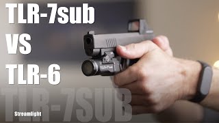 Streamlight TLR7sub VS TLR6 Review Best Weapon Light  P365XL  TLR7sub wiggle problem SOLVED [upl. by Elvira854]