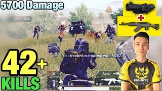 KING OF M762  42 KILLS SOLO VS SQUAD  NEW WORLD RECORD IN PUBG MOBILE TACAZ [upl. by Lisette67]