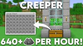 NEW 121 CREEPER GUNPOWDER Farm in Minecraft Bedrock Windows10MCPENintendo SwitchPS4Xbox [upl. by Westfall]