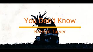 You Dont Know  Katelyn Tarver  LyricsVietSub  Học tiếng Anh qua bài hát [upl. by Saleme]