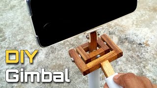 How To Make Gimbal For Smartphone  DIY Camera Stabilizer  By  CreativeShivaji [upl. by Narak]