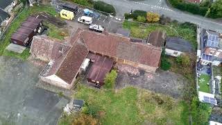 Gungrog School Welshpool Demolition Update Drone Video [upl. by Ittocs]