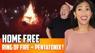 Home Free  Ring Of Fire Reaction  Avi From Pentatonix In The House [upl. by Leiru]