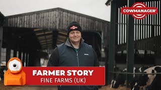 CowManager Farmer Story  Fine Farms  UK [upl. by Eidnak]