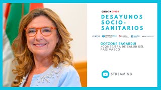 Desayuno SocioSanitario con Gotzone Sagardui Consejera de Salud del País Vasco [upl. by Acinoed]