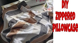 DIY  Easy Zippered Pillowcase 😍 [upl. by Inama]