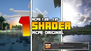 1 TOP SHADER MCPE ORIGINAL NO PATCH  Di Minecraft 120  121   Support Low End Mobile Device [upl. by Gilbye]