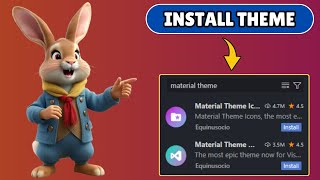 How to Install Theme in Visual Studio Code [upl. by Adamski]