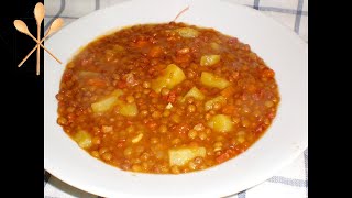 Lentejas con Chorizo y Patatas La Receta Fácil de mi Abuela [upl. by Yaluz402]