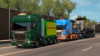 ETS2 HEAVY CONVOYS MOD 4k [upl. by Anerat316]