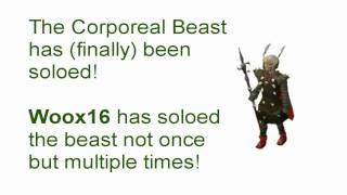 Corporeal Beast Has Been Soloed in Runescape [upl. by Eeslehc]