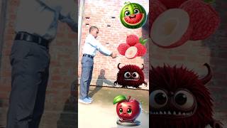 Watermelon lichi grapes 😂vfx magic video youtubeshorts vfxshorts vfx [upl. by Ahcurb]