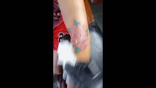 SCAR COVER UP TATTOO fypシ゚viral tattooartist tattoo tattooist youtube tattooideas youtuber [upl. by Olegnaid]