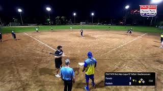 Pharoahs vs Flashback  652024  Park District of Forest Park Mens Major League 16quot Softball [upl. by Bostow614]