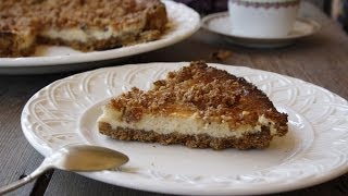 Cheesecake con crumble de pera [upl. by Inaluahek]