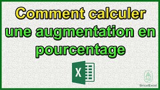 Comment calculer une augmentation en pourcentage Excel [upl. by Llenrahc]