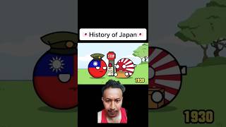 Sejarah negara Jepang history countryballs coutry countryhuman japan animation shorts [upl. by Nirehtac]