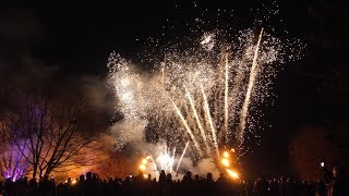 Bad Vilbel Feuerwerk Vorführung im Burgpark am 2511 2017 [upl. by Atiluj999]