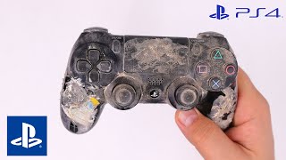 PlayStation 4 Controller Repair Charging port fix restoration Complete Tear down DualShock4 asmr [upl. by Brittni]