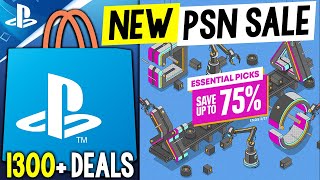 MASSIVE NEW PSN SALE PSN ESSENTIAL PICKS SALE 1300 Deals NEW PlayStation Game Deals 2024 [upl. by Naira]