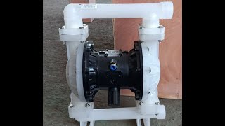 Inner lining PTFE diaphragm pump pneumatic liquid transfer pump [upl. by Asenaj371]