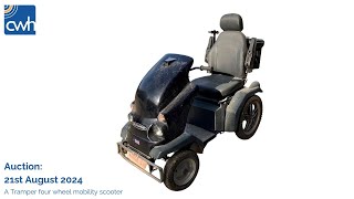 210824  Lot 28  A Tramper four wheel mobility scooter [upl. by Garcon994]