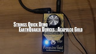 Strings Quick Demo  EarthQuaker Devices Acapulco Gold [upl. by Beller401]