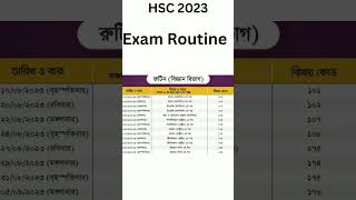 HSC 2023 Routine [upl. by Davidde]