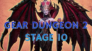 Gear Dungeon 2  Stage 10 Full Walkthrough  Watcher of Realms [upl. by Benilda]