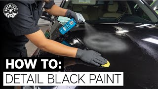 How To Detail Black Paint  Chemical Guys [upl. by Savill]