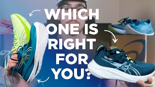 ASICS Novablast 4 vs Nimbus 26 vs Cumulus 26 Comparison [upl. by Crispin]