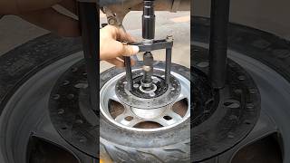 Inner Bore Bearing Removal Puller Fastest Motorcycle WheelBearing Removalbearing hardwaretools [upl. by Eahsed478]