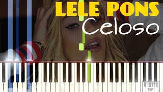 Lele Pons  Celoso  Piano Tutorial Cover [upl. by Zednanref362]