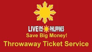 Throw Away Ticket Service  Live in the Philippines [upl. by Anipsed599]