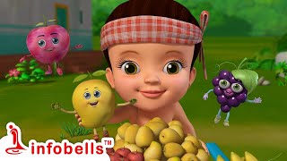 ചിട്ടി പഴം വിൽപനക്കാരൻ  Pretend Play  Malayalam Cartoon Stories  Infobells malayalamkidscartoon [upl. by Haldi]