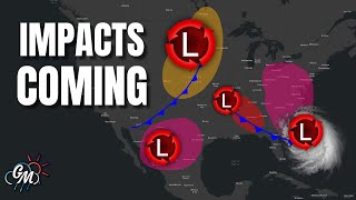 IMPACTS Are Expected As Tropical Development And Other Storms Loom [upl. by Aihsiek]