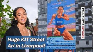 KJT Katarina Johnson Thompson Mural by Paul Curtis [upl. by Notgnimer719]