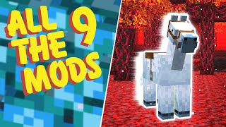 All The Mods 9 Modded Minecraft EP19 The Other Dim Travel and Unobtainium Template [upl. by Ennahoj]