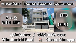 Apartment For Sale  Coimbatore Vilankurichi Road Cheran manager [upl. by Lamej]