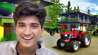 Playing INDIAS BEST TRACTOR GAME from PLAYSTORE [upl. by Nnylirak]