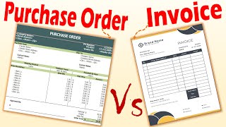 Differences between Purchase Order and Invoice [upl. by Pronty333]